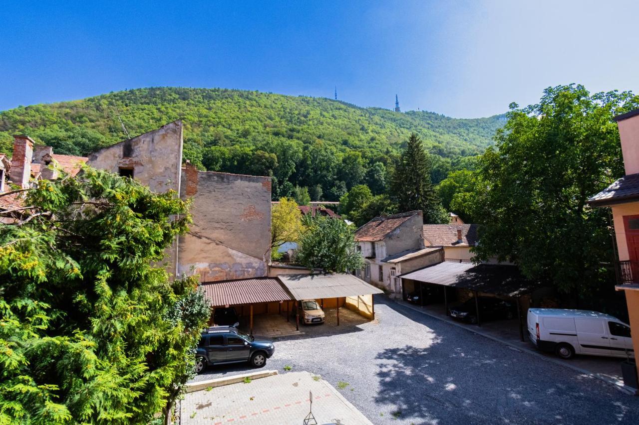 Black Gate - Quiet Studio In The Heart Of Old Town With Free Private Secured Parking Brasov Exterior photo